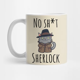 GenX: No Sh*t Sherlock Cat Mug